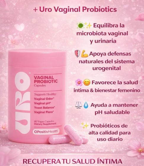 Probióticos vaginales Uro - Recupera tu Equilibrio Íntimo