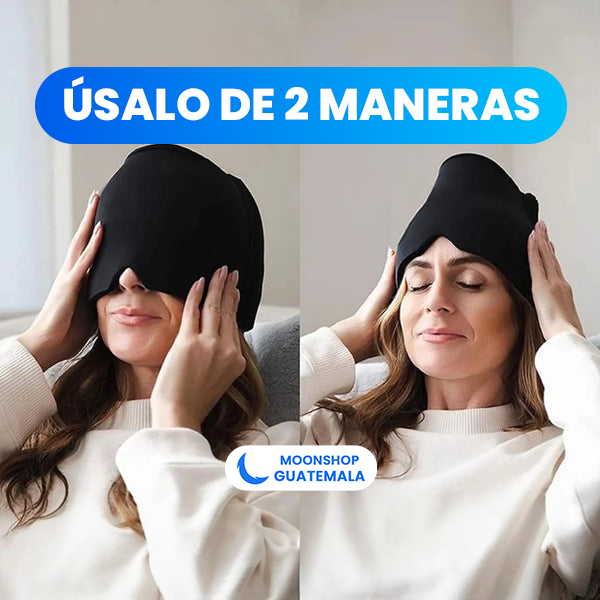 Cooling Gel Migraine Relief Cap: Instant Headache Pain Alleviation Head Wrap