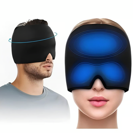 Cooling Gel Migraine Relief Cap: Instant Headache Pain Alleviation Head Wrap