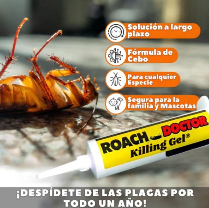 Roach Doctor Gel Mata Cucarachas 30 gramos