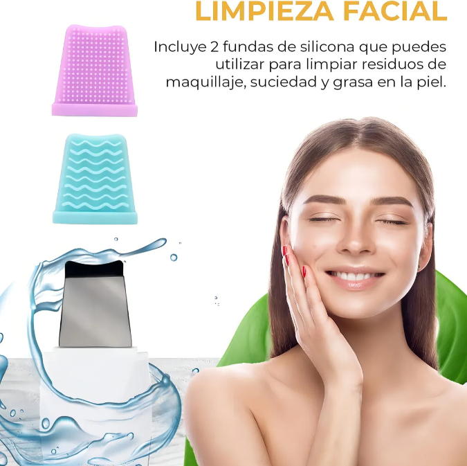 Peeling facial ultrasónico en la casa
