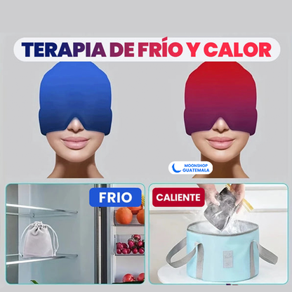 Cooling Gel Migraine Relief Cap: Instant Headache Pain Alleviation Head Wrap