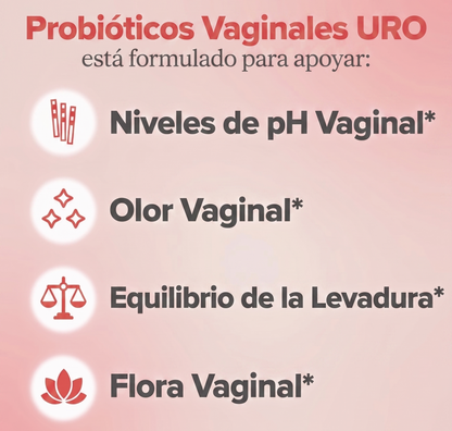 Probióticos vaginales Uro - Recupera tu Equilibrio Íntimo