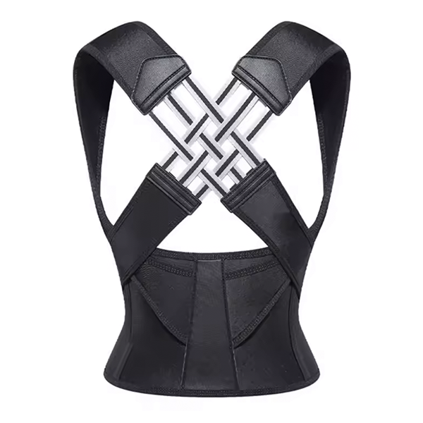 Adjustable Posture Corrector for Back Pain Relief, Breathable Lightweight Support