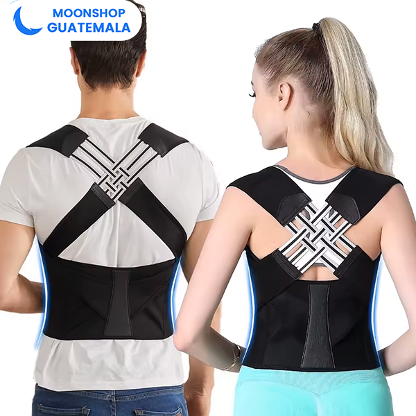 Adjustable Posture Corrector for Back Pain Relief, Breathable Lightweight Support
