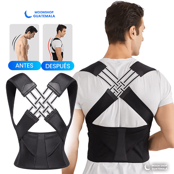 Adjustable Posture Corrector for Back Pain Relief, Breathable Lightweight Support