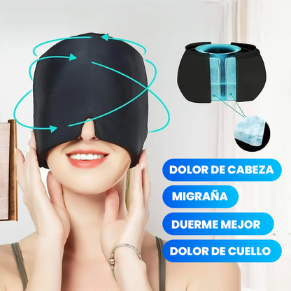 Cooling Gel Migraine Relief Cap: Instant Headache Pain Alleviation Head Wrap