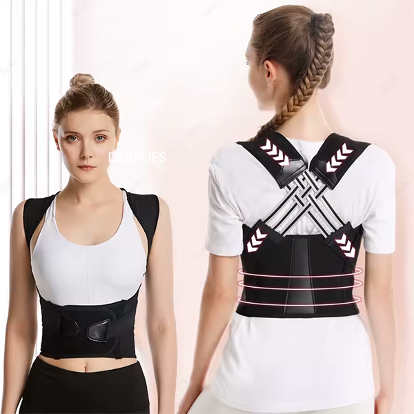 Adjustable Posture Corrector for Back Pain Relief, Breathable Lightweight Support